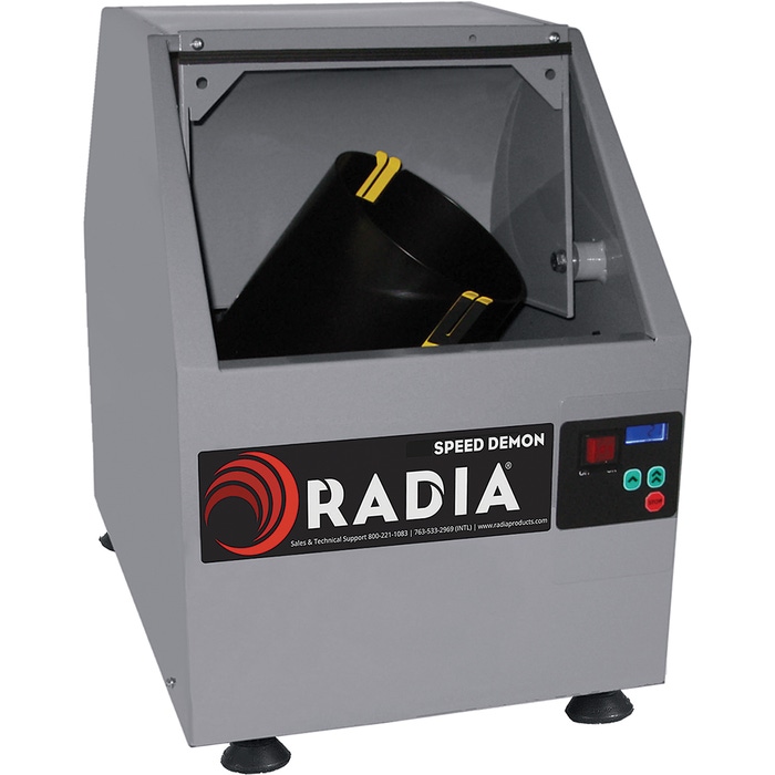 Radia Speed Demon paint shaker in factory grey